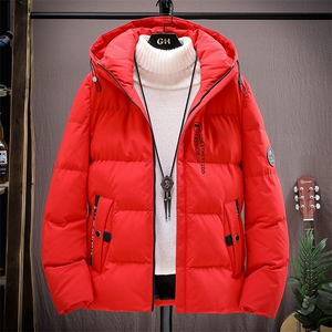 男式冬季青少年连帽短款棉衣男时尚百搭棉服外套MY719-P78图片