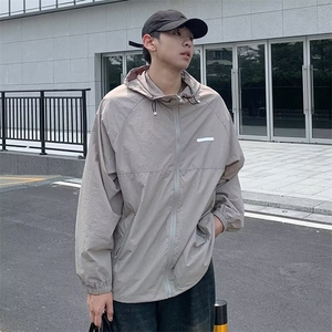 夏季工装冰丝连帽防晒衣男薄款透气防晒服户外钓鱼外套潮 FS03图片