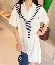 现货新款Polo连衣裙，女装连衣裙，MI MI(1F)