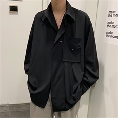 档口有货春秋ins衬衫男长袖冷淡风韩风衬衣痞帅CS611P43，男装衬衫，星座410-2