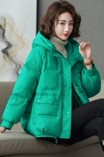2024冬装新款时尚百搭潮流气质短款休闲减龄羽绒服外套女，女装羽绒服，丽影随形