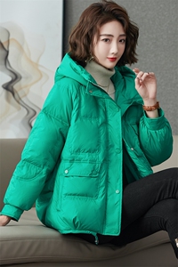 2024冬装新款时尚百搭潮流气质短款休闲减龄羽绒服外套女图片