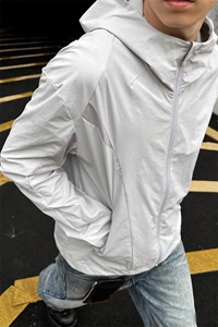 现货（网图慎用）连帽特批P55立领特批P50激光冲孔防晒衣男J5256图片