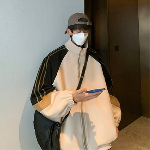 男装呢料呢子夹克 2026秋冬季新款立领男生外套XZ514-2-F560-P115图片