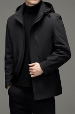 2023新款羽绒服男士短款商务休闲上衣外套中老年爸爸装J611-P260，男装羽绒服，电商B212（原钱塘6029）