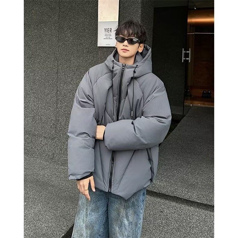 常规款拉链冬季棉衣加厚棉服外套潮连帽常规标准青少年M2467,男装棉衣,星座1116A-1（原606A）