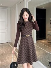 秋冬连衣裙补单，女装连衣裙，红 日