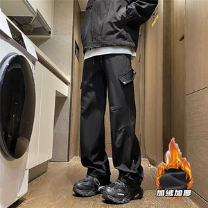 冲锋裤男冬季加绒保暖防水防风户外登山裤内包边直筒工装裤 K31R图片