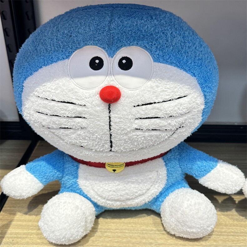 处理珍珠绒叮当猫，优达毛绒玩具厂