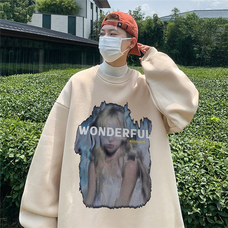 直播品质360克重磅美式卫衣H265特P28同步供应棉H265HM特P38,男装卫衣,电商A486
