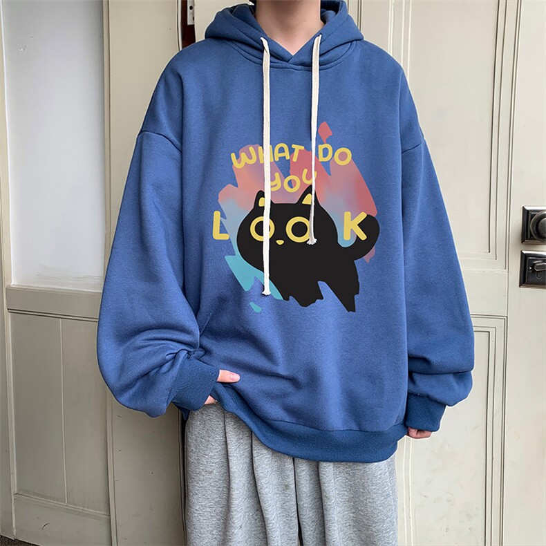 连帽卫衣男大码胖子帽衫大号运动服WY2454-P35,男装卫衣,电商A040