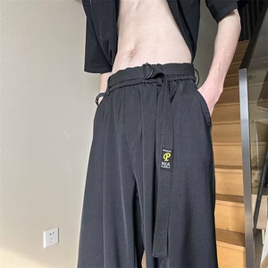 男春夏新款青少年时尚休闲裤配腰带【弹力西裤布】A783P38图片