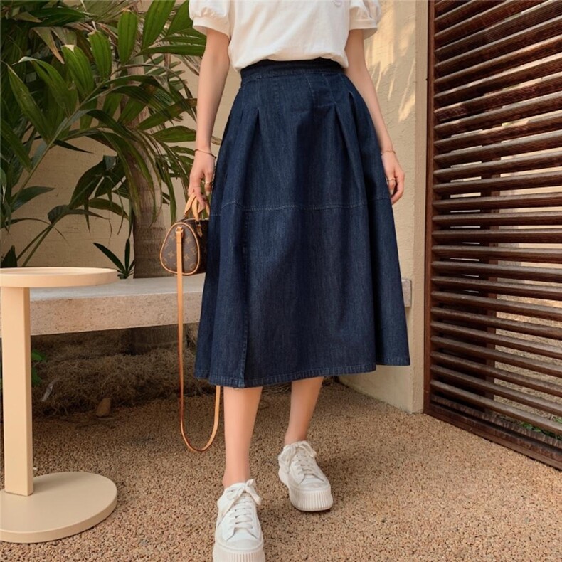 牛仔半裙，女装半身裙，肆尔