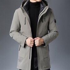 B-N7601冬季新款男士羽绒服外套可脱卸内胆修身白鸭绒P306,男装羽绒服,电商B360