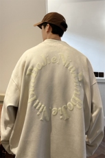 麂皮绒圆领卫衣男发泡字母印花A071-W15-P60，男装卫衣，电商A071