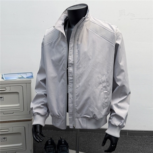 JK008假模 春装拼接工装立领开衫夹克 聚酯纤维(M-5XL)TP35图片