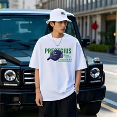25新款港风抖音直播宽松美式高街短袖纯棉T1805特P18，男装T恤，电商C408(原B339-1)