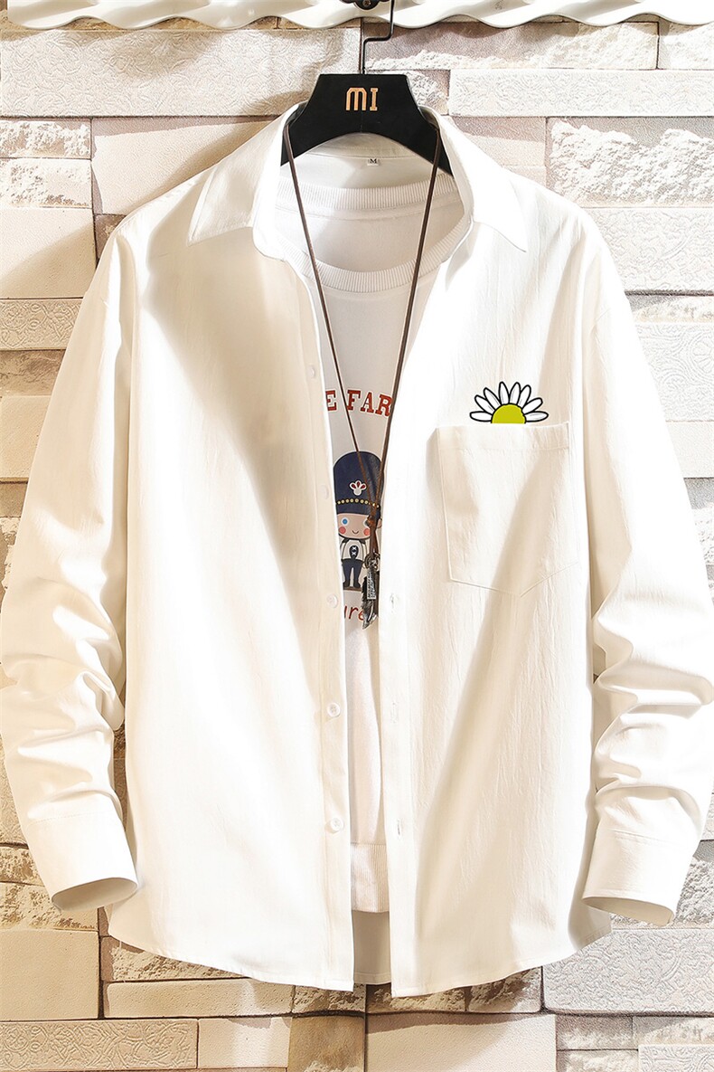 CS15089-P38长袖衬衫男士大码宽松衬衣男寸衫男寸衣,男装衬衫,电商A040A