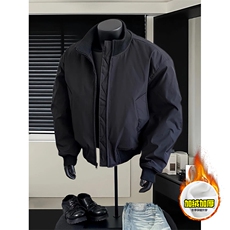 现货冬季美拉德立领飞行夹克廓形高街棒球服加棉加厚棉衣外套，男装夹克，电商A486-1