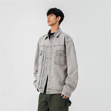 25款抖音品质牛仔夹克宽松韩版工装潮流水洗外套N995/P98148，男装夹克，星座202