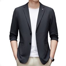 DJ2219钱塘2020-3秋冬季商务休闲商务简约中年男士西服外套P152，男装西服，钱塘207-3
