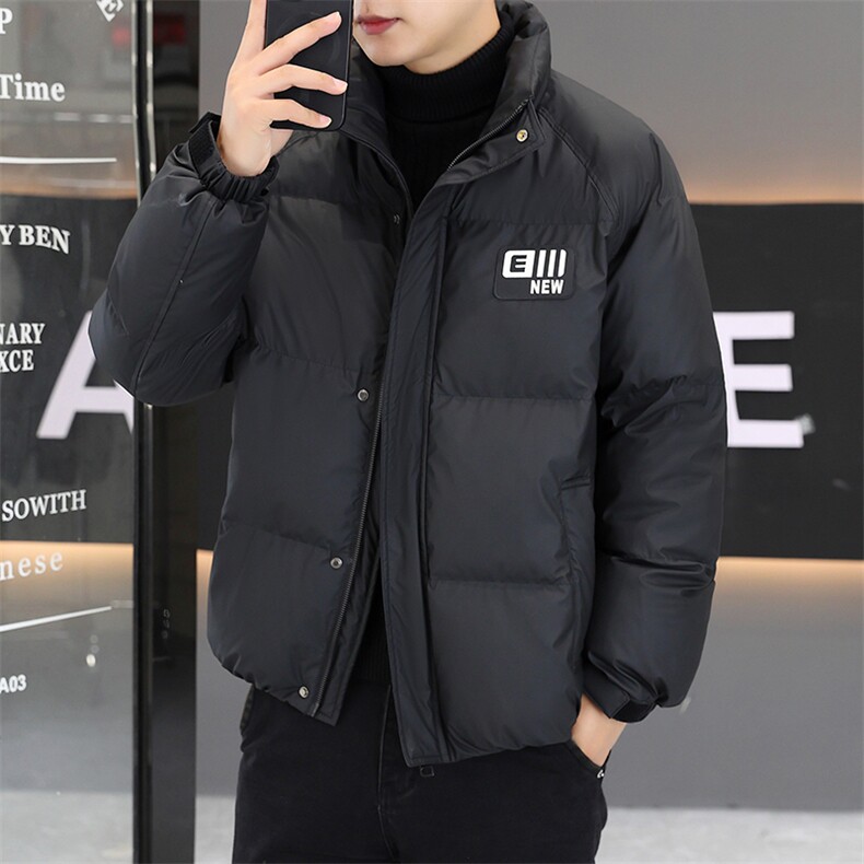 冬季加厚羽绒服男休闲时尚立领潮流白鸭绒羽绒服外套-M1055-P140，男装羽绒服，星座310B-3