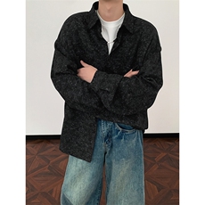 C2603/P40春装新款现货衬衫男宽松大码潮流工装衬衣外套，男装衬衫，电商A141
