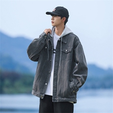美式西海岸hiphop牛仔外套男ins痞帅高街潮牌夹克春季JK1125-P88，男装夹克，星座1103-3