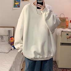 纯色卫衣男潮ins港风潮流圆领WB01P25，男装卫衣，星座1116-2