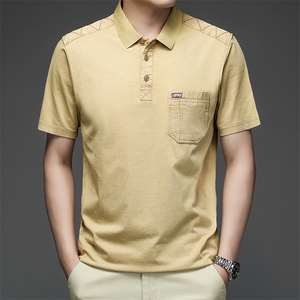 纯棉T恤短袖男2023夏季潮流半袖POLO衫上衣服 NX8656-P55图片