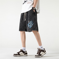 抖音直播品质现货港风宽松五分裤男短裤XD22945-P45，男装休闲裤，电商A042