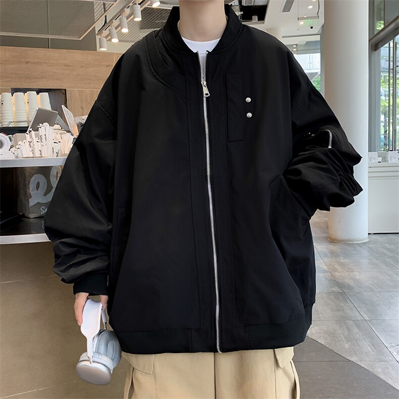 Wt887-P60美式宽松型棒球服夹克,男装夹克,星座1501-1