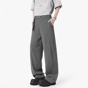 2025美式无影墙 马拉拉弯刀冰丝西裤男休闲裤K3359-P45图片