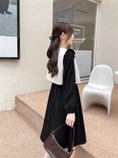 两件套连衣裙，女装连衣裙，琴菲儿