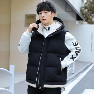 2024新款冬季棉衣潮牌连帽羽绒棉服加厚马甲男外套 A436-871-P85图片
