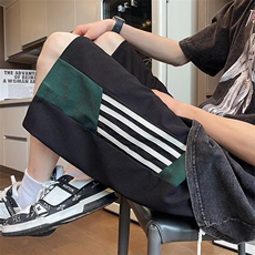 V026-P30条纹短裤男女夏季篮球运动五分裤潮流新款简约百搭，男装休闲裤，星座911-1