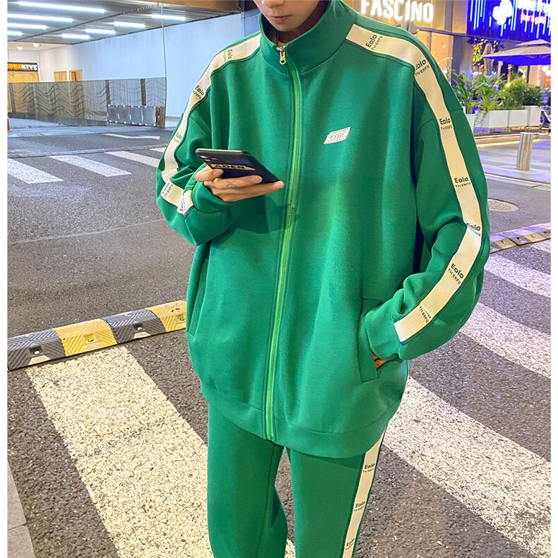 EQ133开衫卫衣男女学生运动休闲套装宽松春季外套裤P55衣P68,男装卫衣,电商C306-1