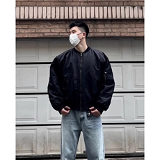 网图有货美式工装飞行员夹克棉服男MA1解构夹棉外套A102-P80，男装夹克，星座1505
