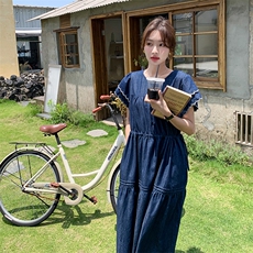 夏季新款纯色薄款连衣裙B190-82375-P120-K178，女装连衣裙，辉之琳