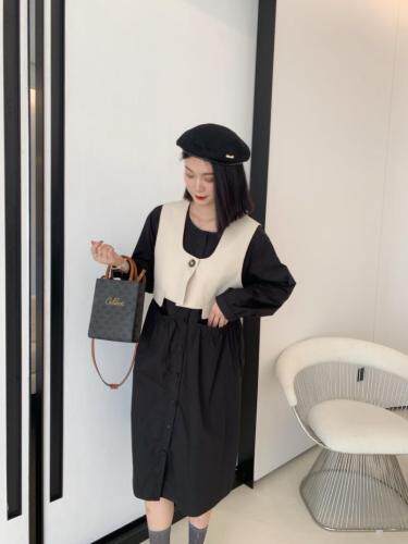 早秋款韩系马甲裙，女装马夹，爱娜.悦儿