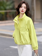 2026春装新款简约时尚休闲宽松外套，女装短外套，美沁