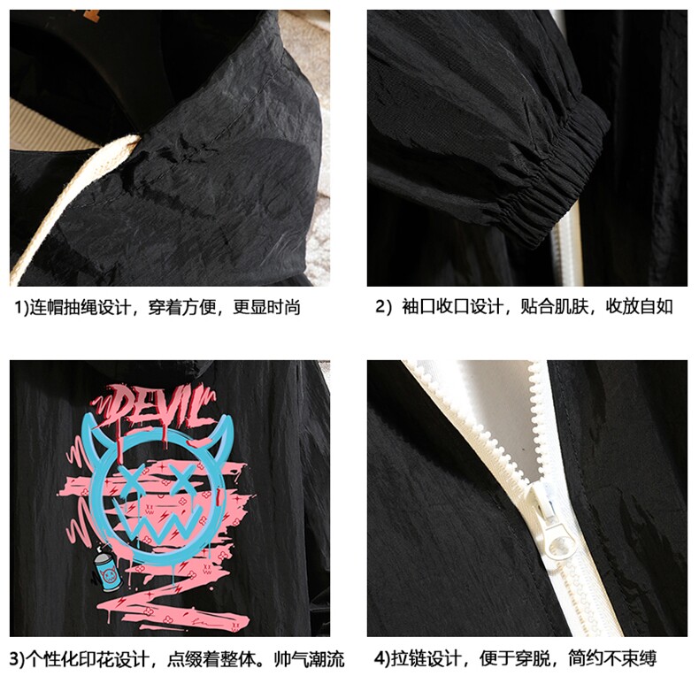 FS63178-P55薄款防晒衣男透气防紫外线钓鱼外套冰丝防晒服,男装夹克,电商A040A