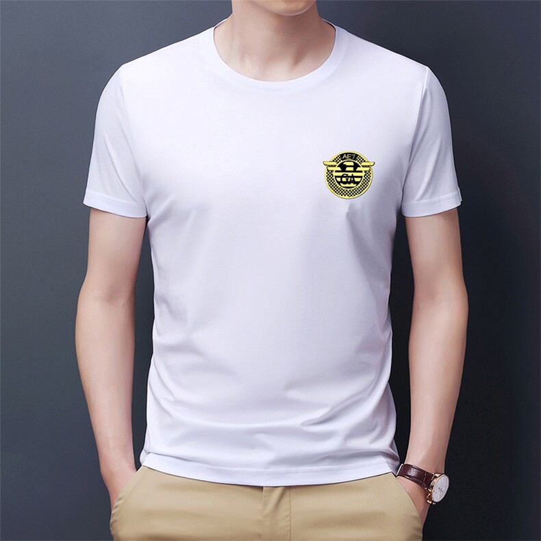 GDN752男士2023年夏季新款圆领T恤男短袖商务休闲体恤男P60图片