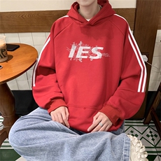 美式三杠条纹复连帽卫衣秋冬男女宽松长袖SWY2477-P55控8850棉，男装卫衣，电商B370