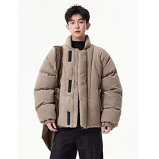 立领纯色短款羽绒服冬季新款男士高端休闲保暖外套M665，男装羽绒服，星座1116A（原606A-3）