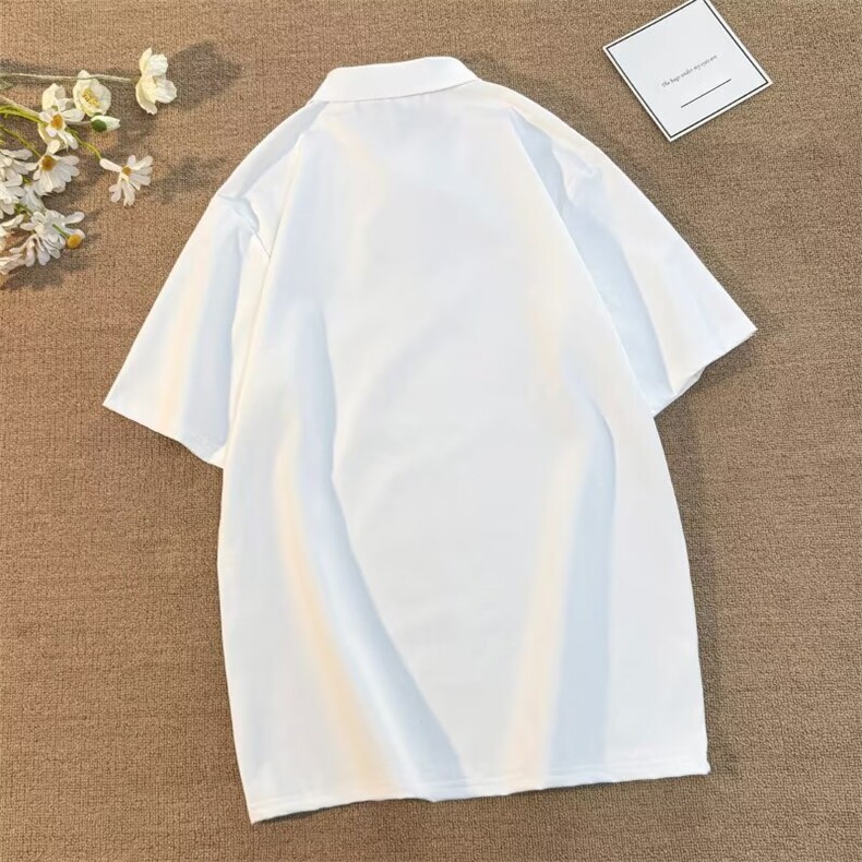 港风冰丝polo衫短袖T恤男夏季潮牌翻领百搭日系大码半袖PL025P26,男装T恤,星座1013-5