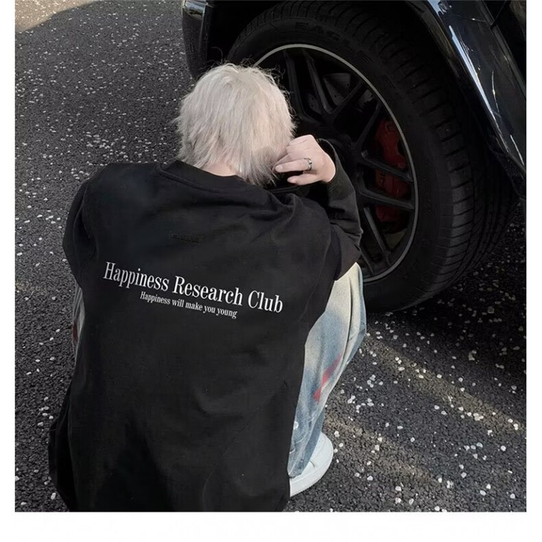 流行简约百搭日系原宿潮气质ins文艺纯棉长袖T恤卫衣T123-P30网图，女装T恤，电商B245