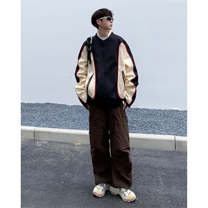 秋季青春流行男夹克文艺潮机车夹克外套 HT02 P65图片