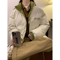 XZ213-GLMY8865-P148控168抖音品质直播供货刺绣双面穿三防棉服，男装棉衣，星座213