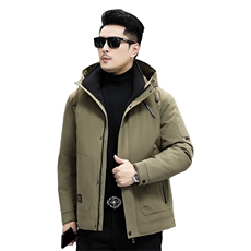 B38825钱塘2020-3冬季厚款时尚休闲中年新款男士羽绒服P288，男装羽绒服，钱塘207-3